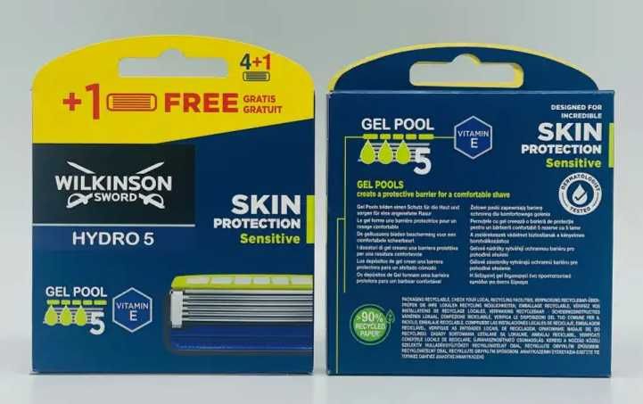 Wilkinson Hydro5 Skin Protection Sensitive чол. картр., 5 шт. Є гурт!