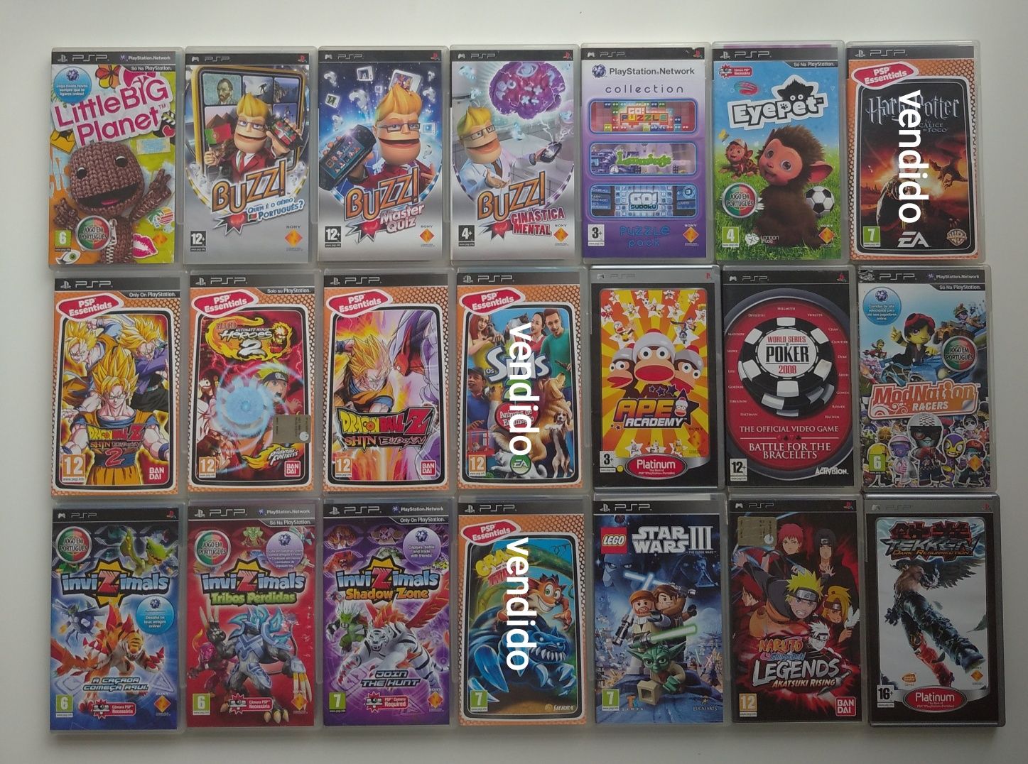 Vendo jogos PSP em bom estado