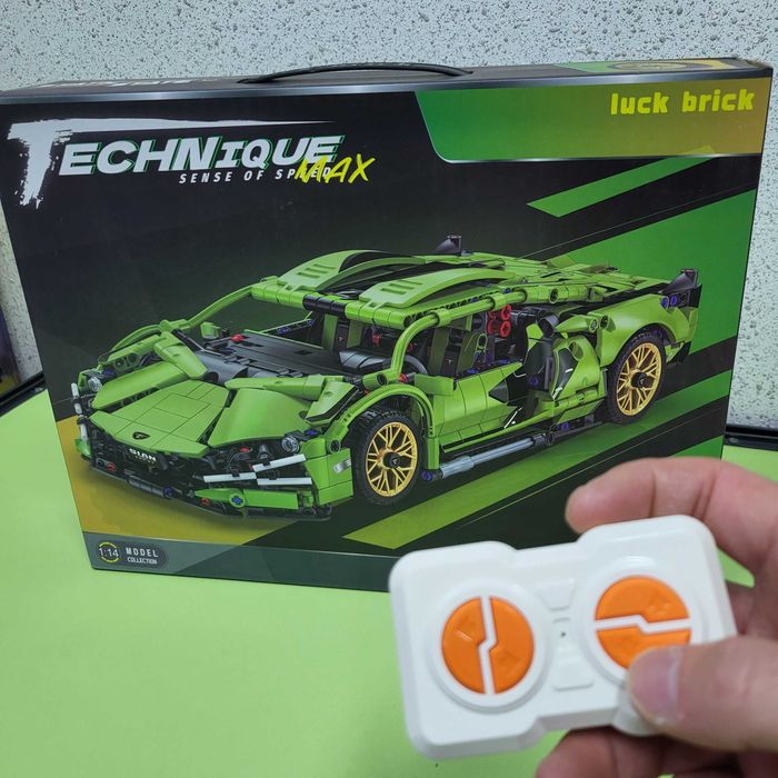 Лего на радіокеруванні Ламборгіні Сіан з пультом 1280 деталей Technic