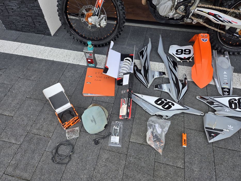 Ktm sxf 450 r19 zadbany! 132 godz od nowości nie 250,450 yzf rmz crf f