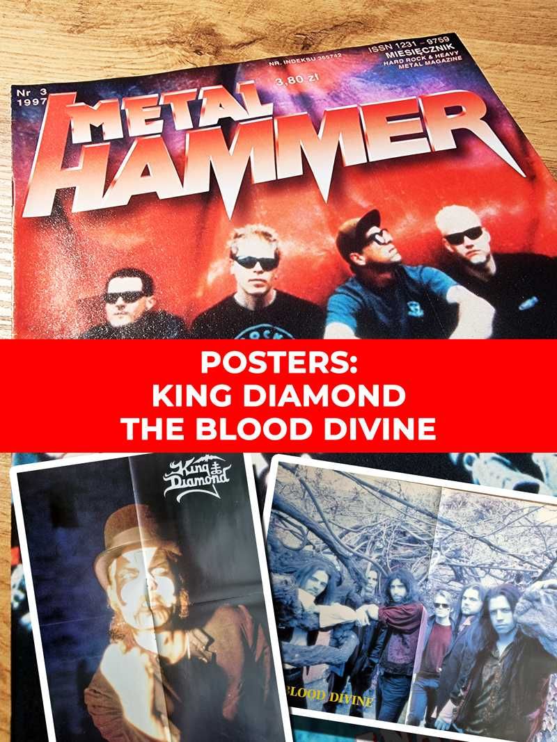 Metal Hammer 1997 - Offspring, Plakaty: King Diamond, The Blood Divine