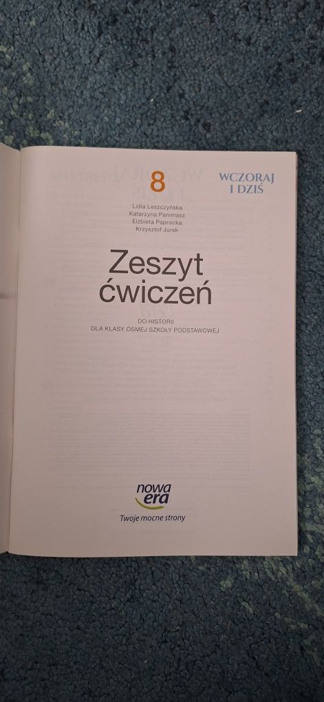 Wczoraj i dziś 8 (zeszyt ćwiczeń)