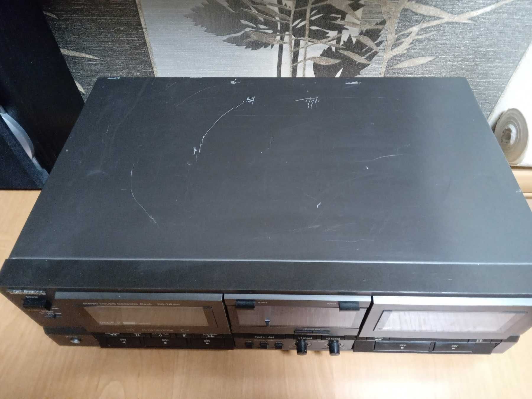 Technics stereo double cassette deck  RS-TR165