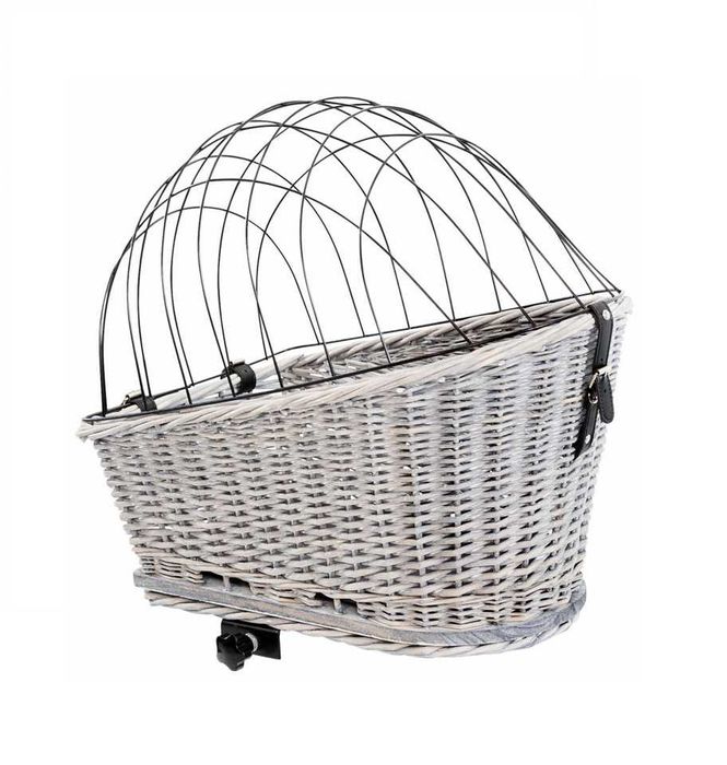 Trixie kosz wiklinowy na rower bagażnik dla psa kota do 8 kg