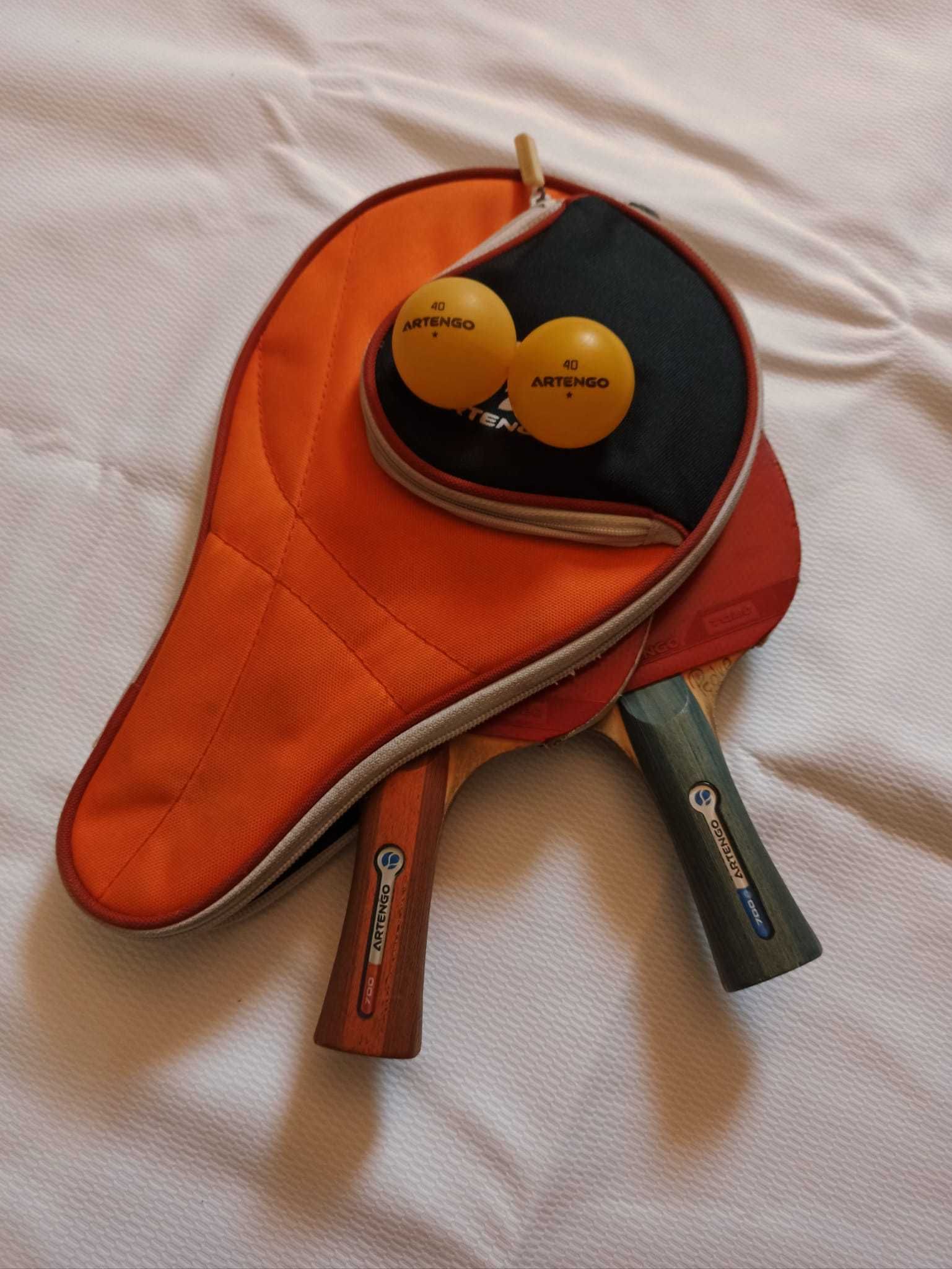 Conjunto de raquetes de ping-pong