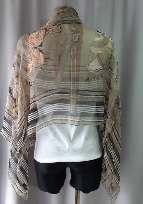 Hermes платок шелковый