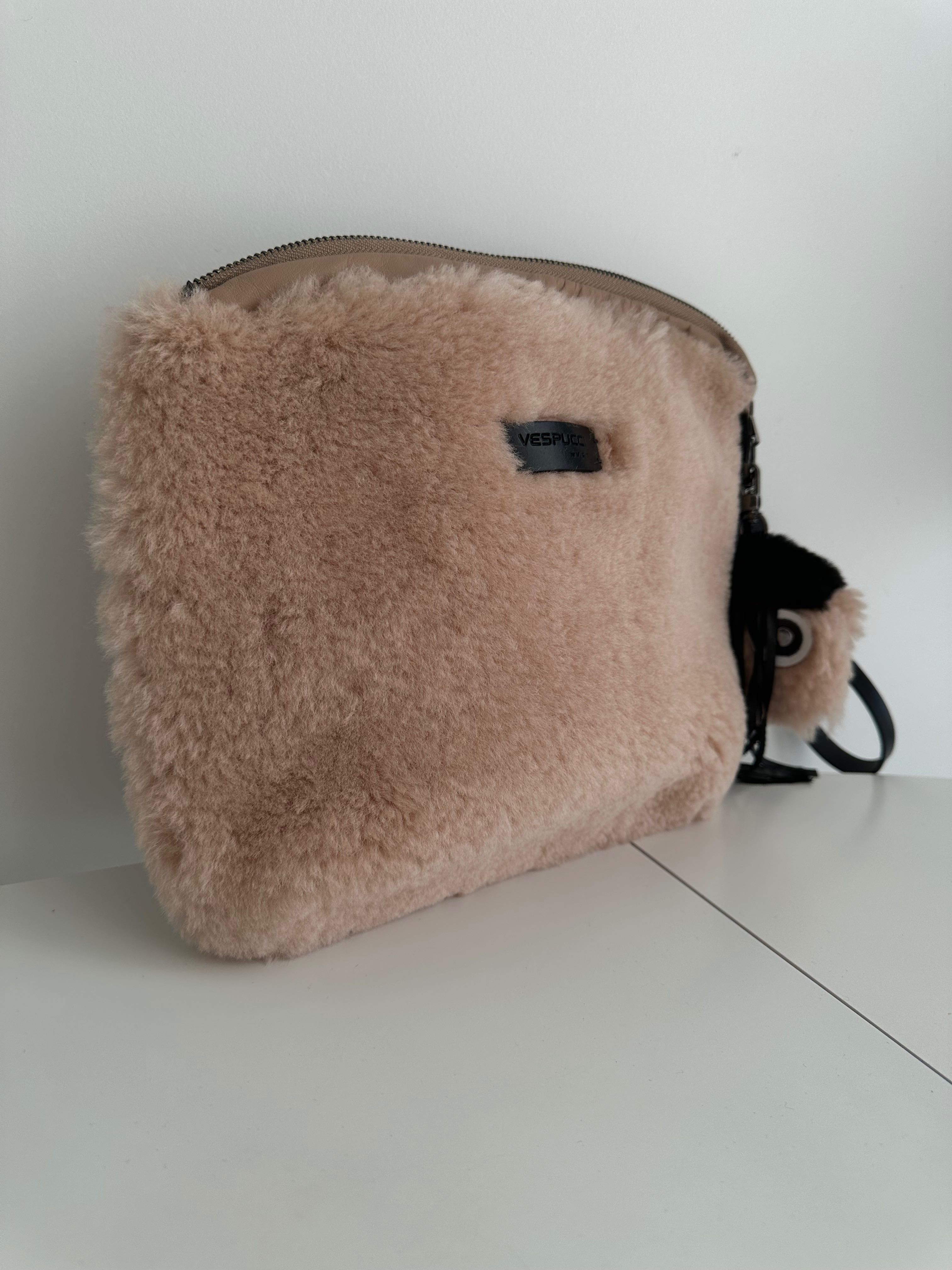 Vespucci меховая сумка клатч натуральный мех