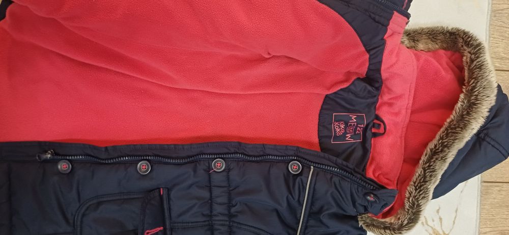 Kurtka zimowa dla dziewczynki 122