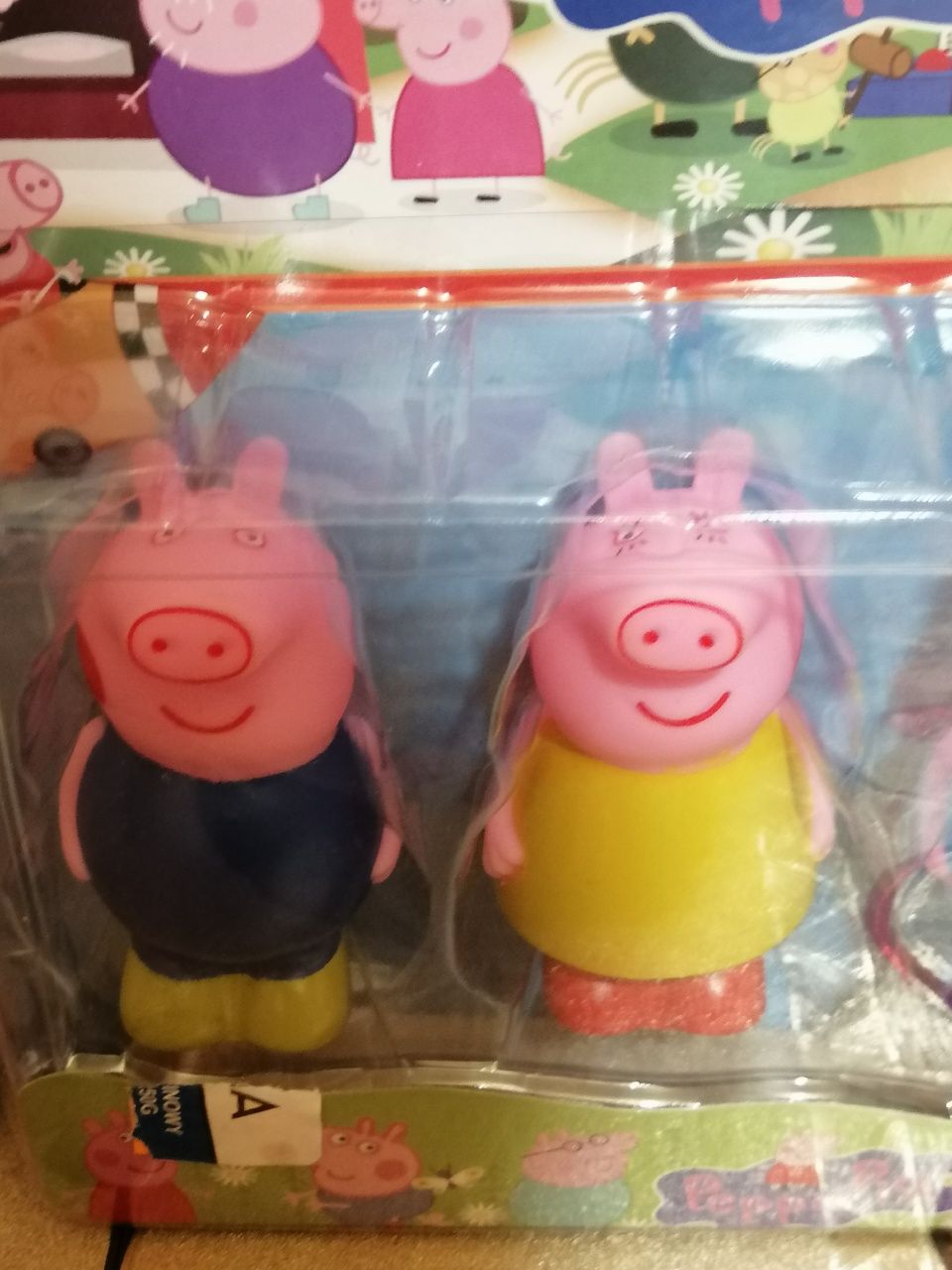 Peppa Pig gumowa rodzinka.