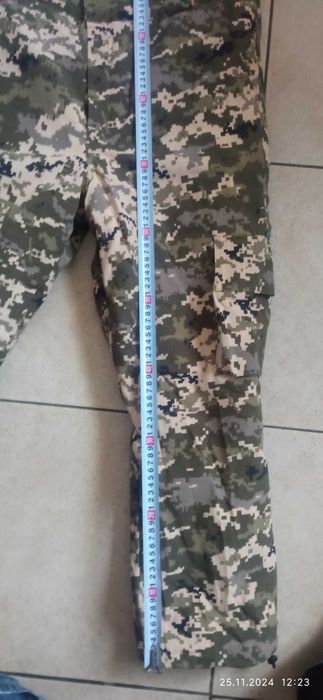 Теплі штани з підкладкою, піксель, ріп-стоп, Польща