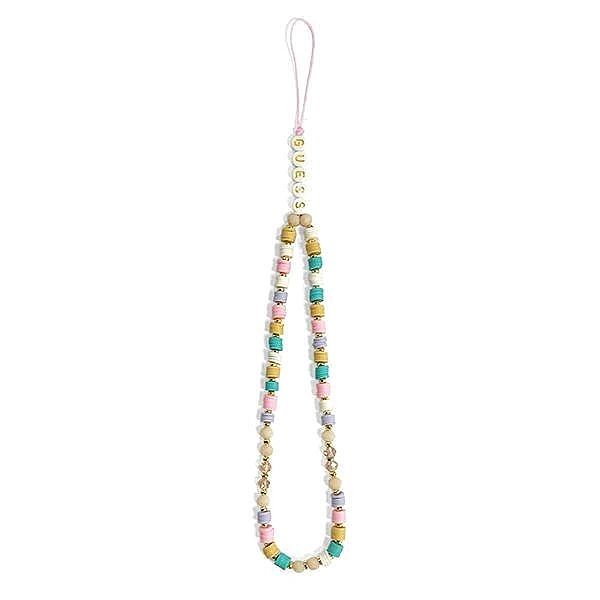 Zawieszka Guess Heishi Beads - różowa