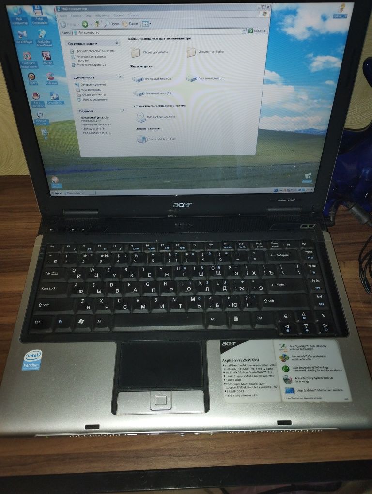 Ноутбук Acer Aspire 5507z. Робочий