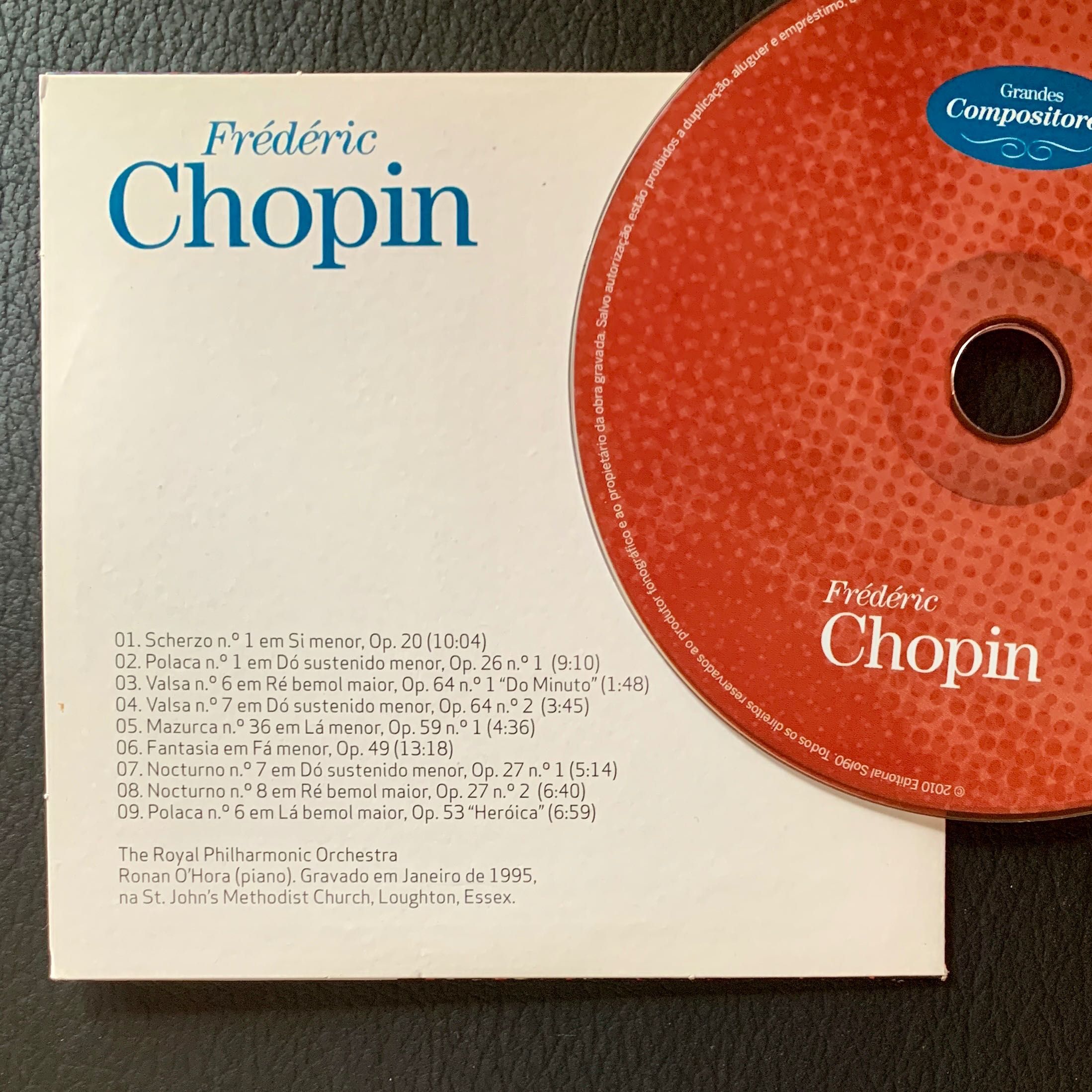 9. CDs música clássica: Chopin e Dvorak: sinfonias, concertos, sonatas