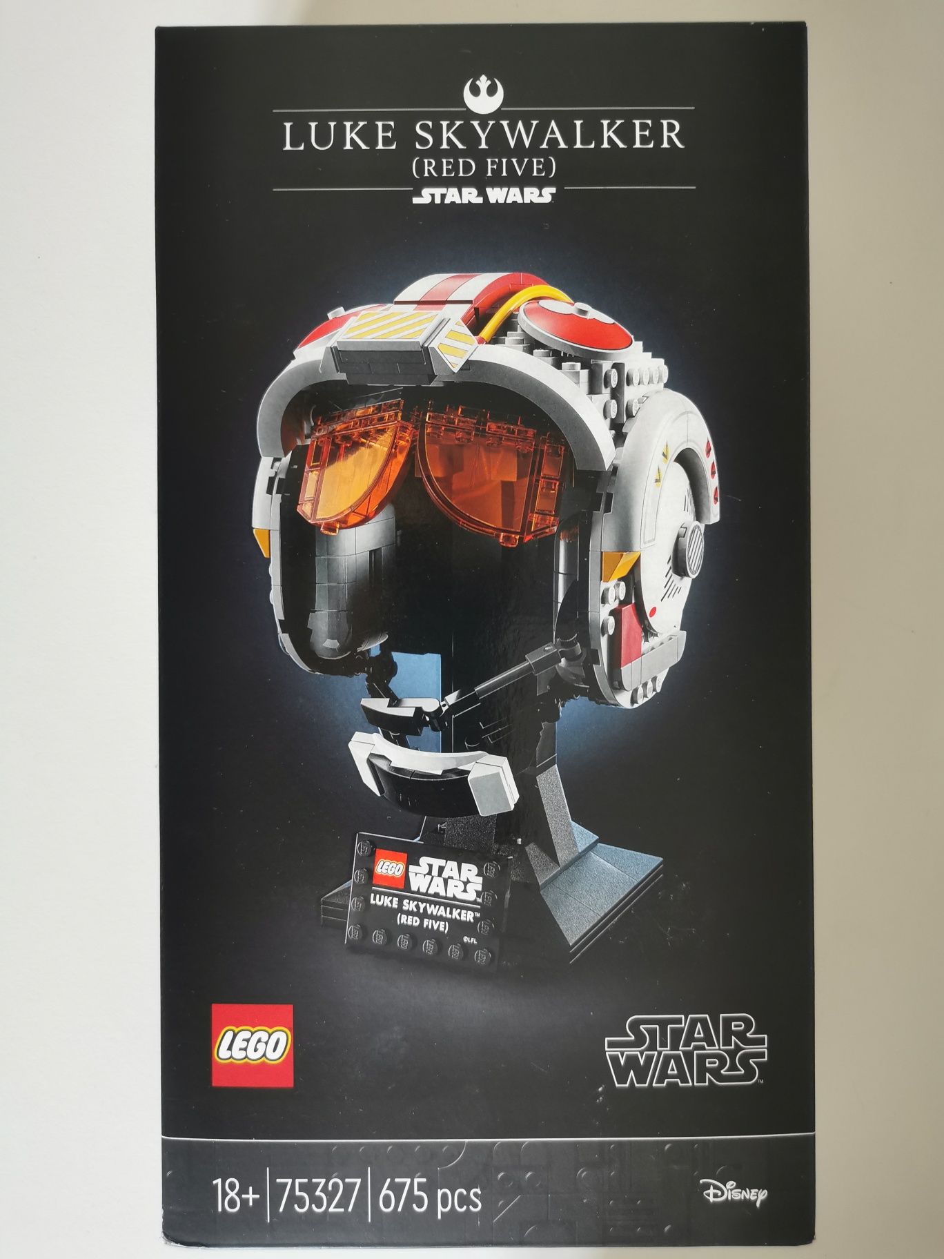 LEGO Star Wars 75327 Hełm Luke’a Skywalkera — Czerwony Pięć