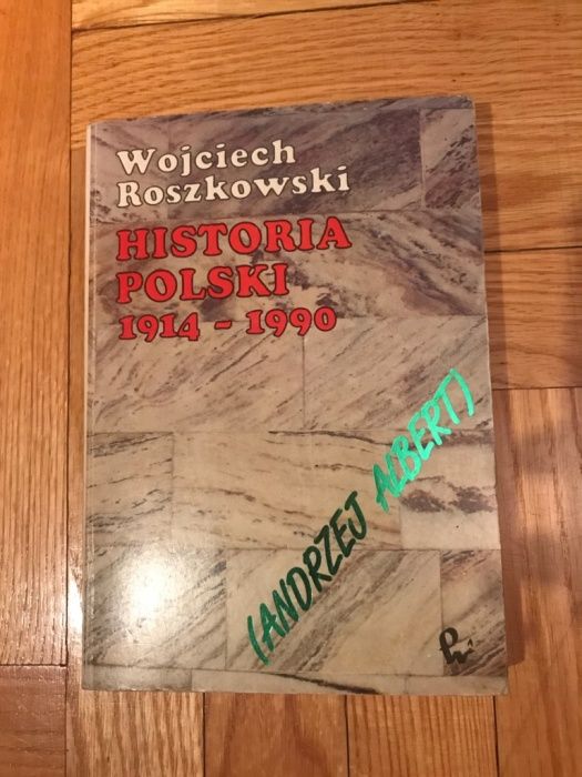 Historia Polski 1914/1990 rok wydania 1991