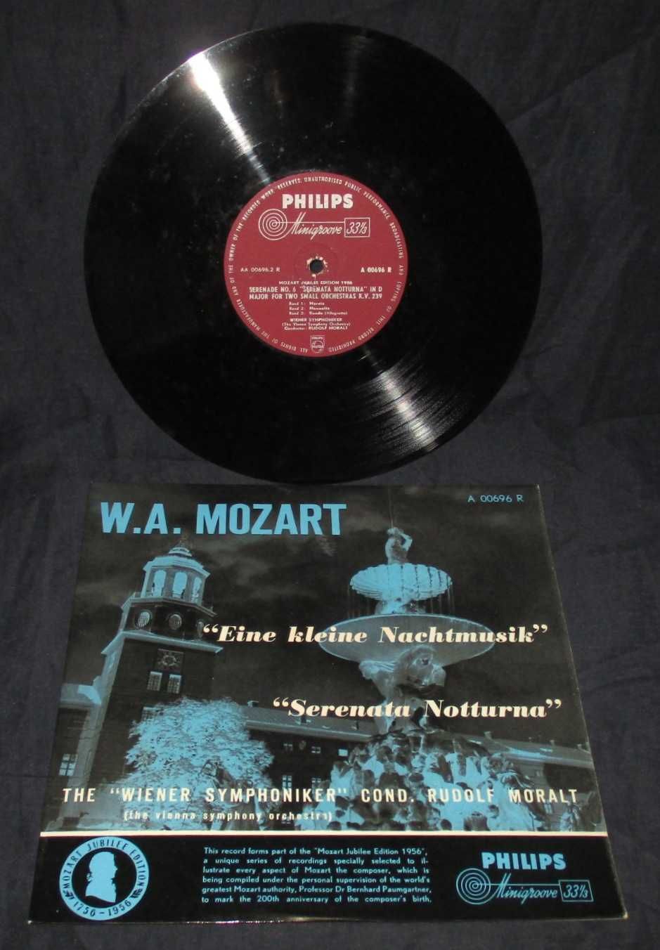 Disco Vinil Wolfgang Amadeus Mozart Jubilee 1956