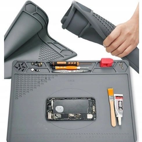 Mata silikonowa podkładka serwisowa antystatyczna 35x22cm lutowania