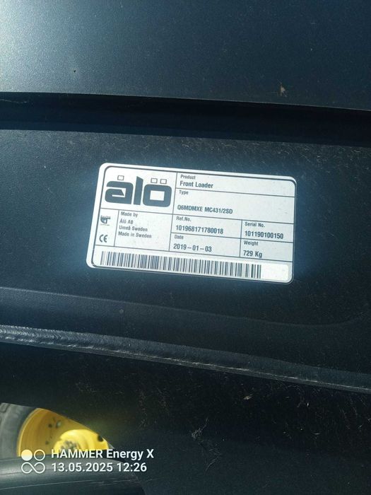 Ładowacz czołowy Quicke Q 6M ( nie 5M q65) + łyżko krokodyl Polecam