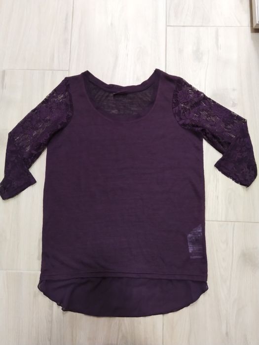 Bluzeczka mgiełka z koronką