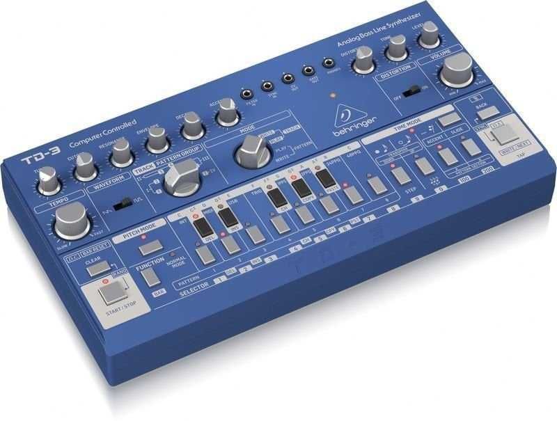 Behringer TD-3 Blue syntezator basowy, sekwencer, klon Roland TB-303