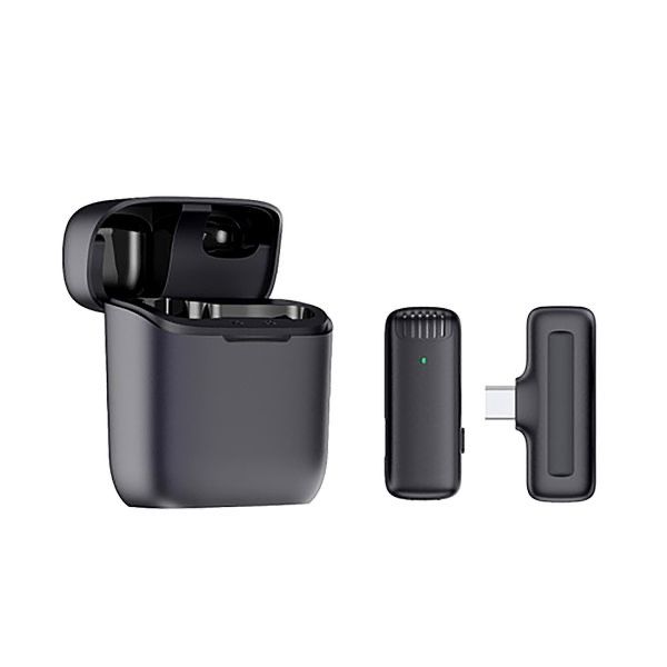 Мікрофон бездротовий петличний з кейсом для зарядки