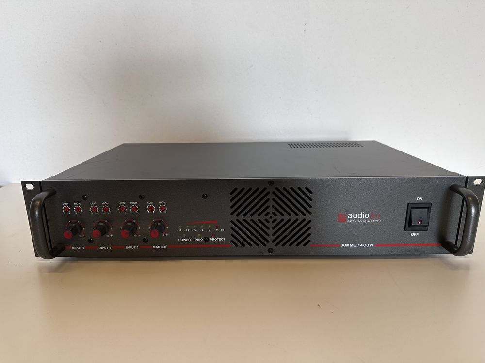 AudioArt AWMZ/400W – wzmacniacz 400 W, instalacja 100 V