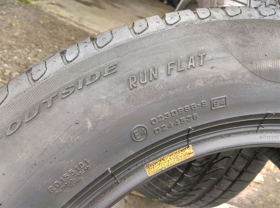 Opony Pireli run flat 6mm  225/60-17 wielo sezon