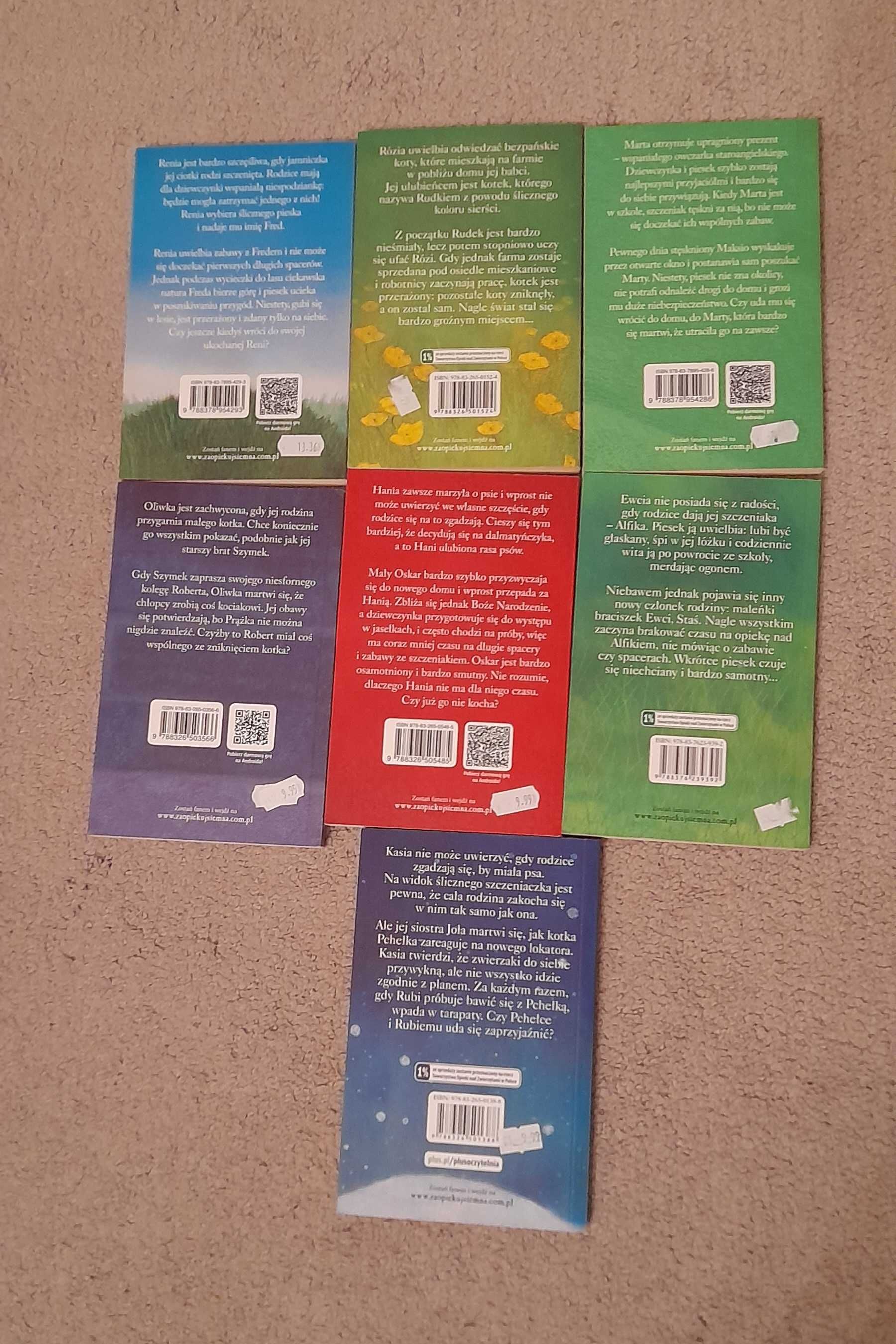 Seria 7 książek dla dzieci Holly Webb