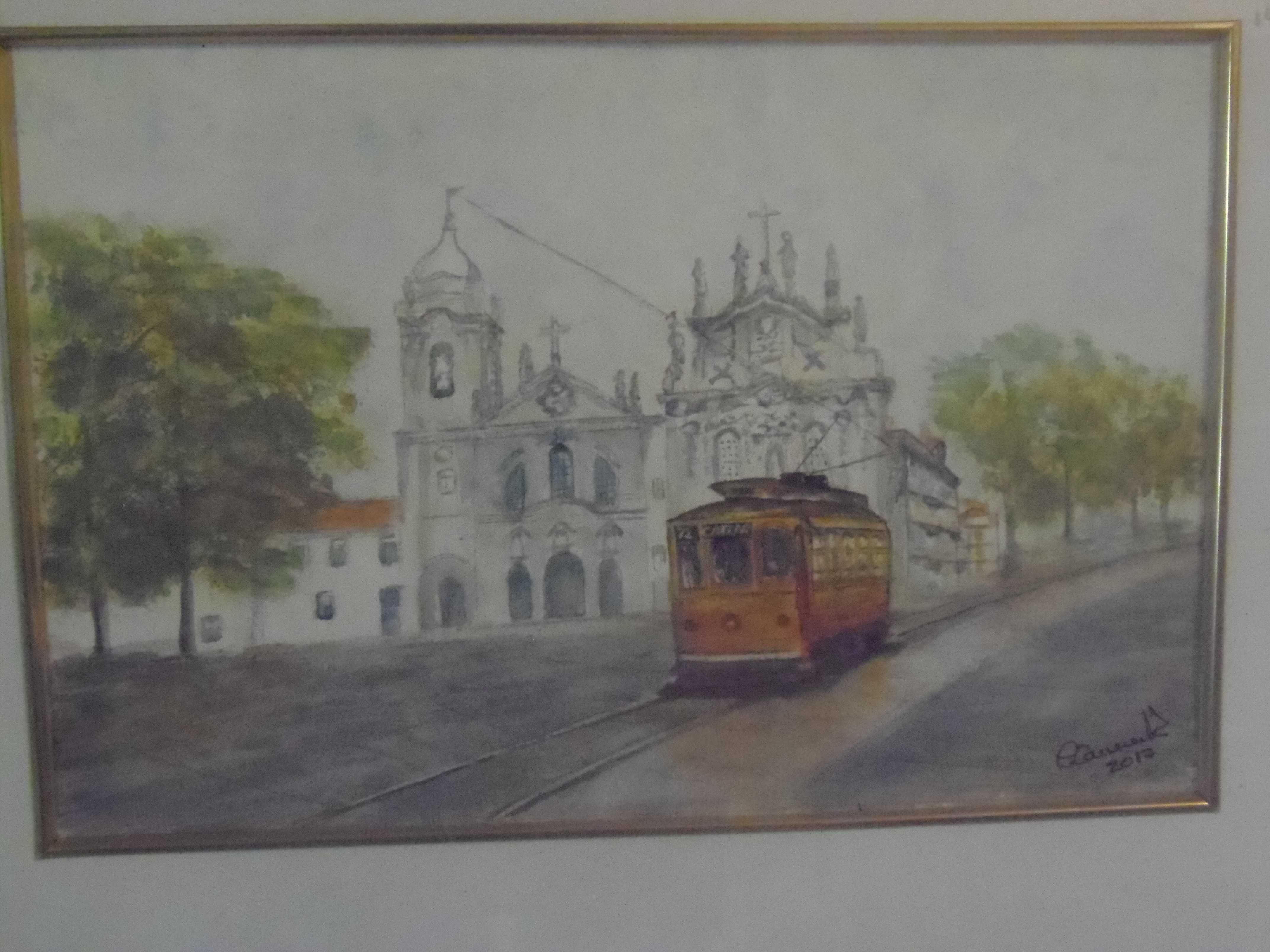 Quadro - pintura em aguarela