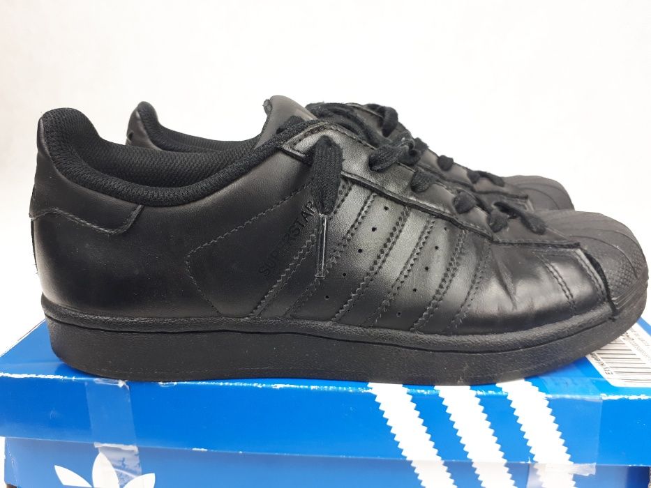 Obuwie sportowe ADIDAS superstar czarne us6 eu 38 2/3