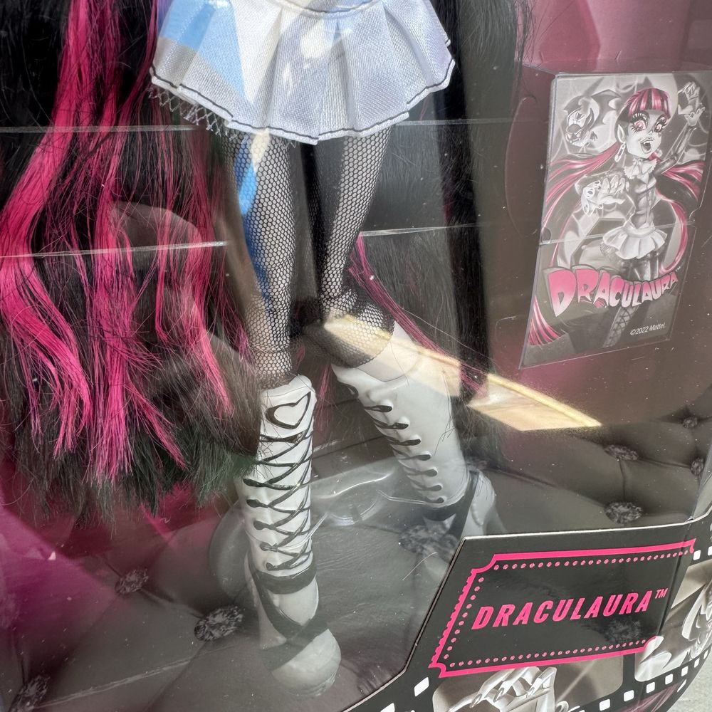 Monster high lalka doll Draculaura reel drama mattel nib nowa