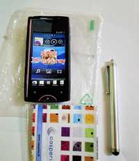 NOWE Etui SONY Ericsson Xperia Ray ST18i czarny pokrowiec na telefon