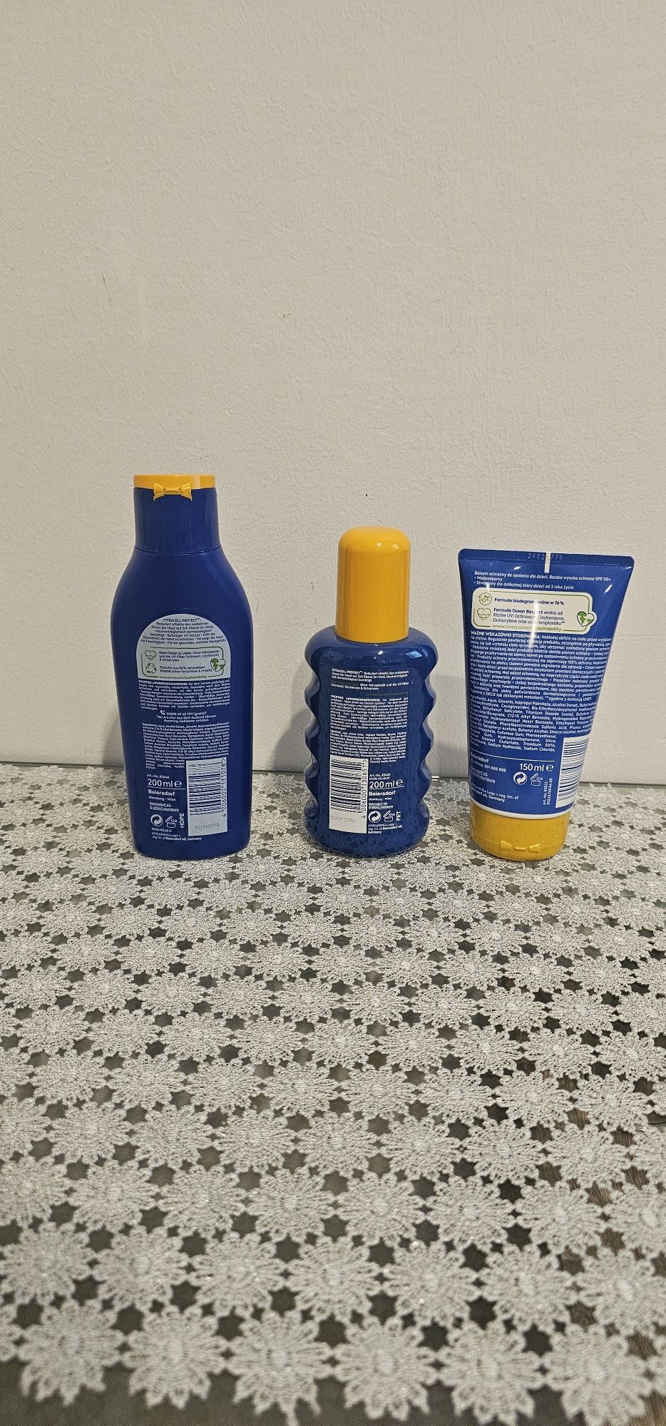 Nowe Zestaw Nivea Sun SPF50 Na Słońce