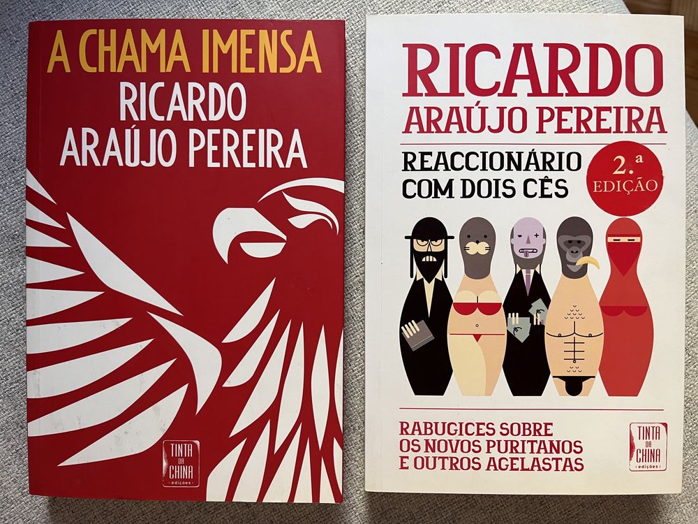 Livros Ricardo Araújo Pereira - novos