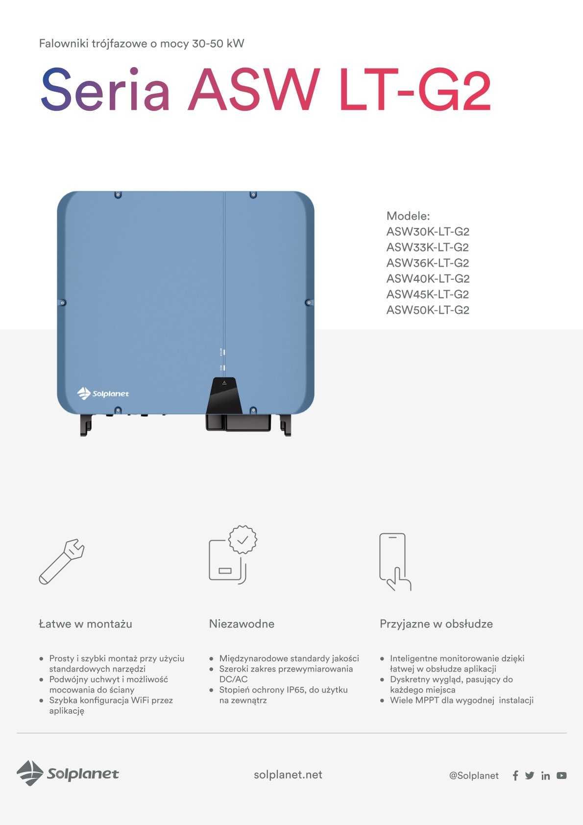 Falownik Solplanet ASW50K-LT-G2