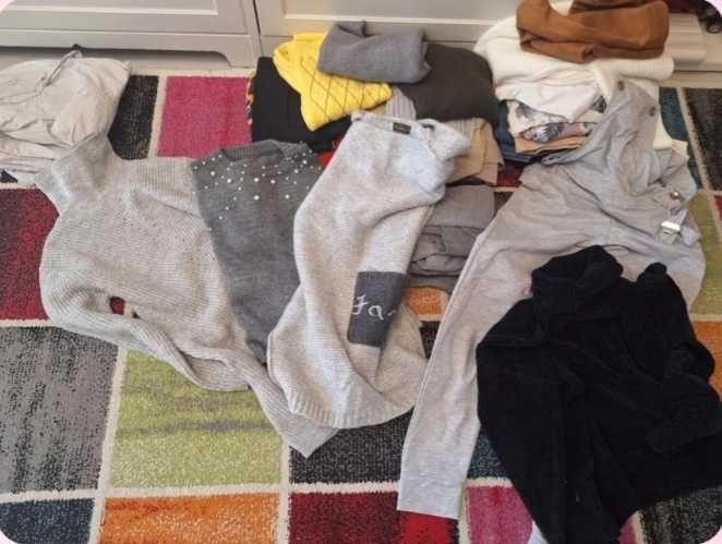 Mega paka super ciuszków 450szt damskich S/Mi 10 par butów r. 37