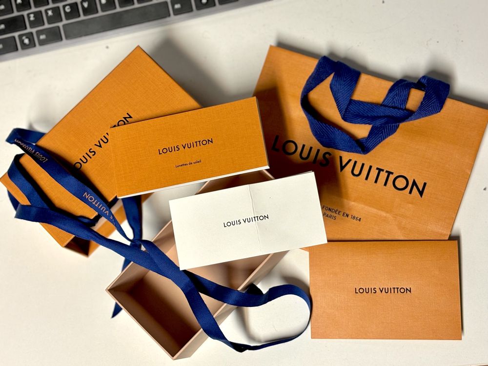 Louis Vuitton pudełko i reklamówka