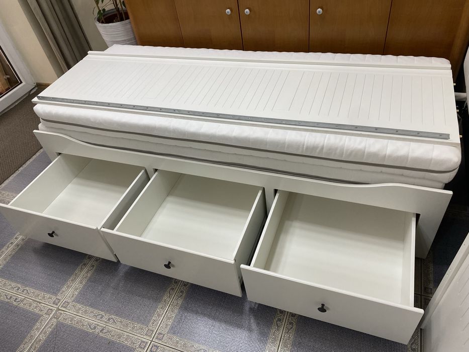 Łóżko ikea Hemnes rozkladame 80x200 z szufladami Transport!!!