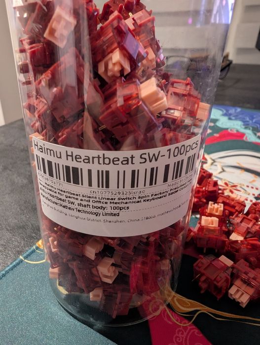 Безшумні світчі Haimu Heartbeat Silent Linear Switch