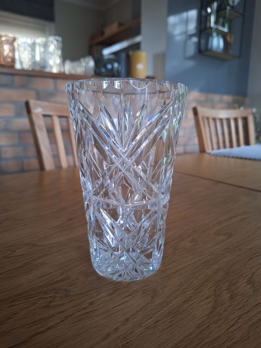 Wazon kryształowy z PRL