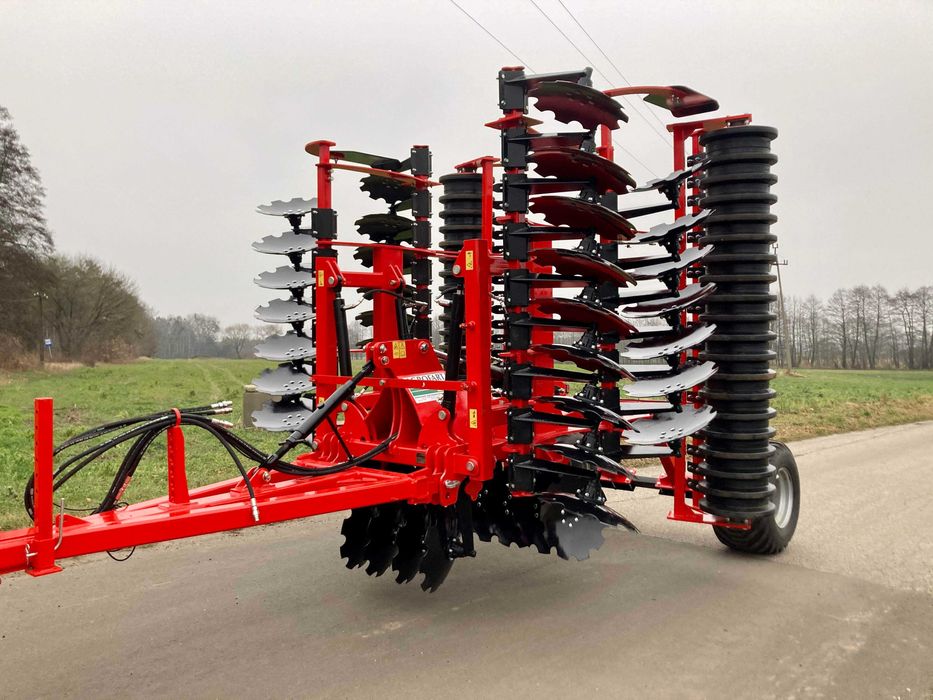 Agregat talerzowy 5m hydraulicznie składany Brona talerzowa