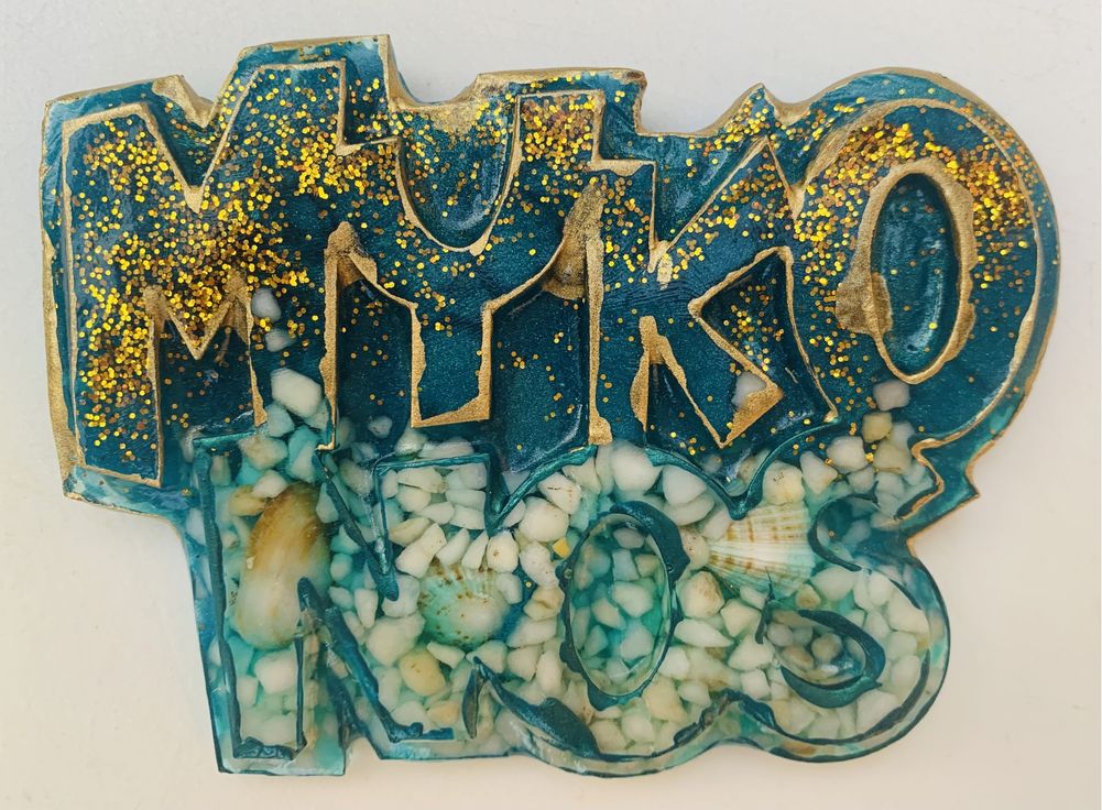 Magnes na lodówkę MYKONOS handmade