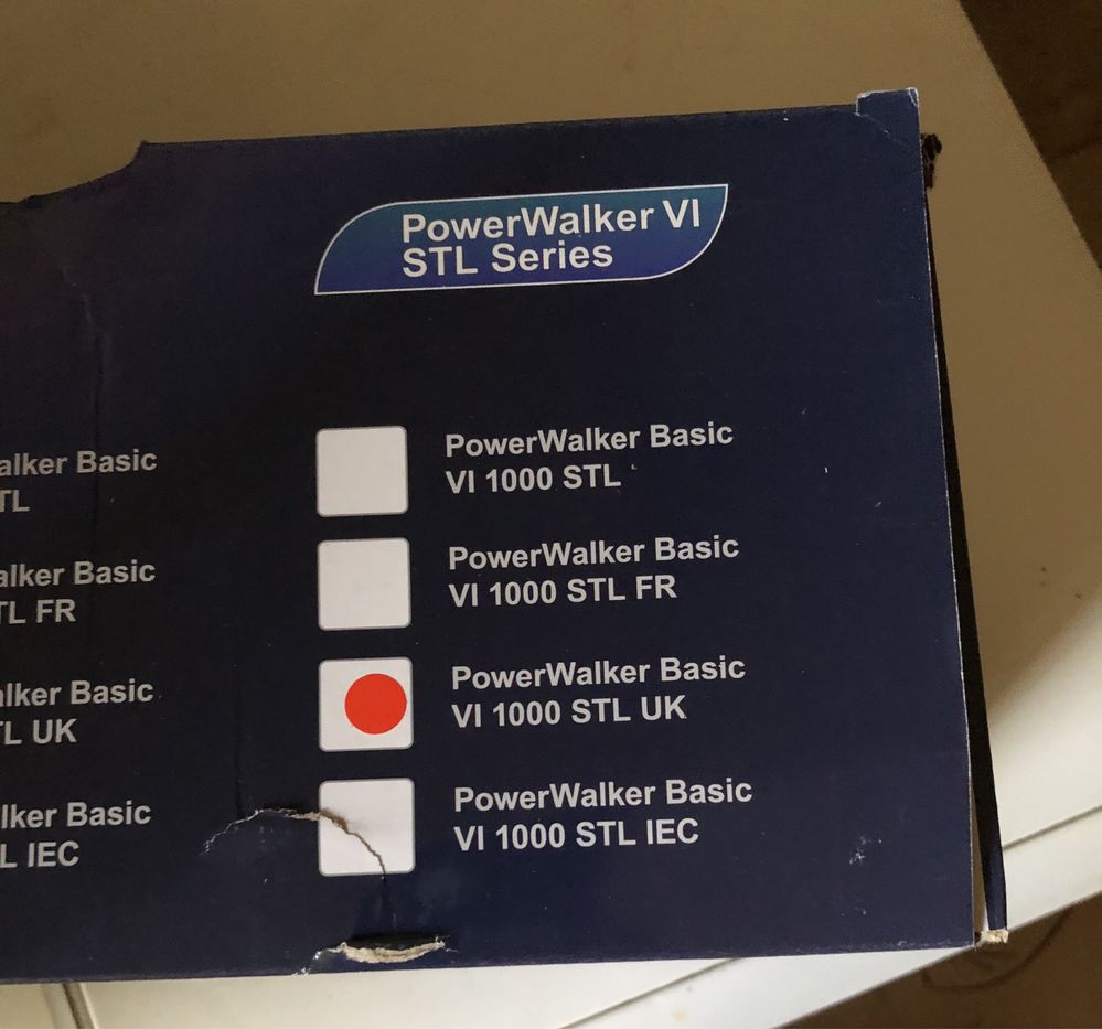 PowerWalker Basic VI 1000 STL UK