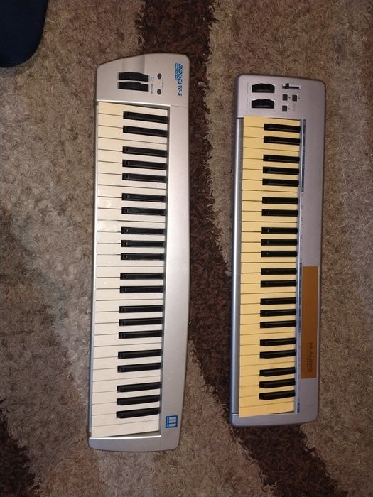 Klawiatury sterujące m-audio i miditech