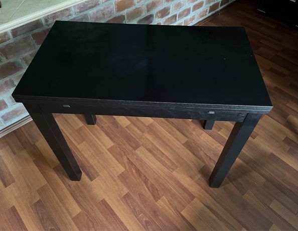 Stół drewniany Ikea rozkładany 90x50x75 cm (złożony)