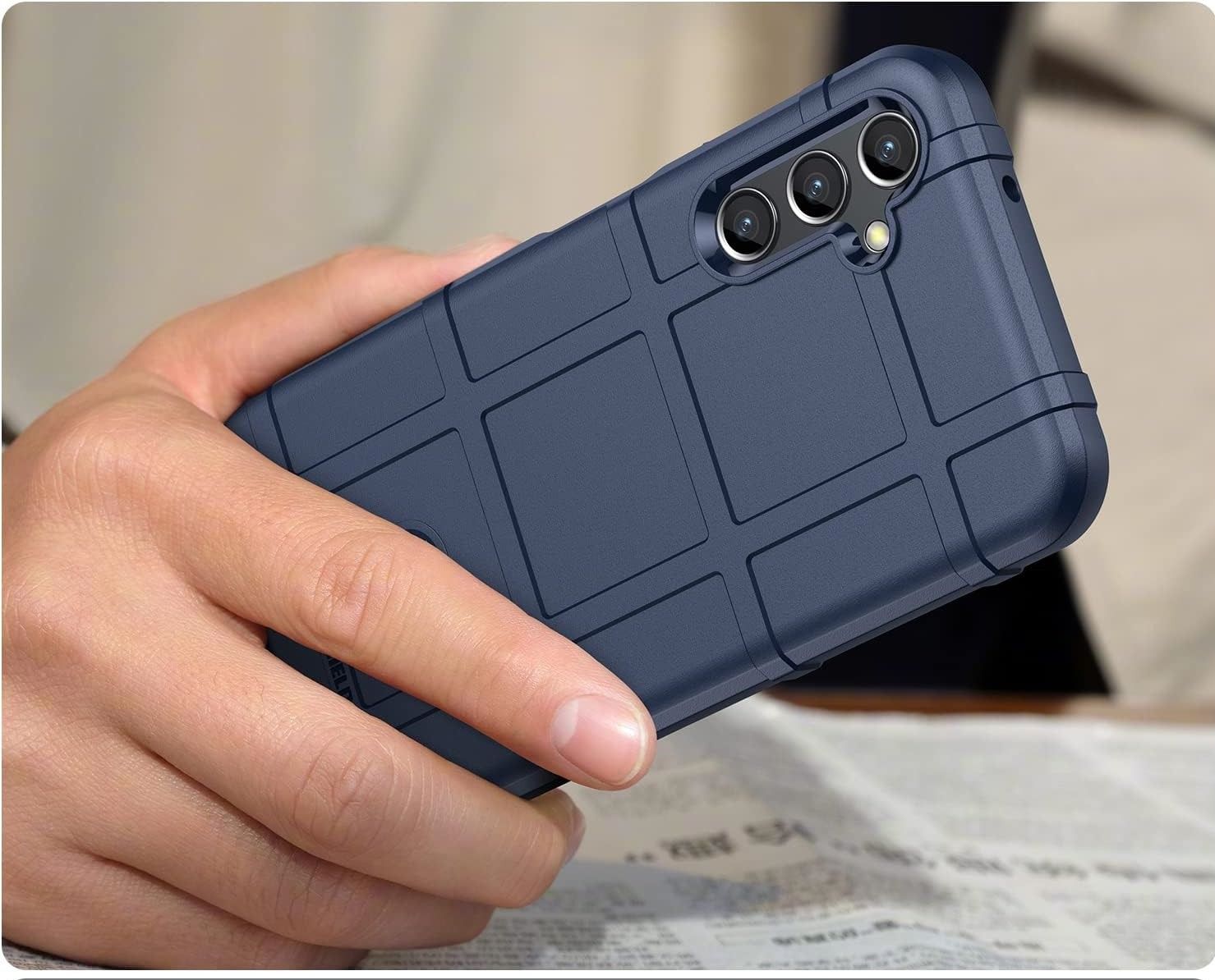 Silikonowe Plecki Case Samsung Galaxy A14 5G Etui Granatowe