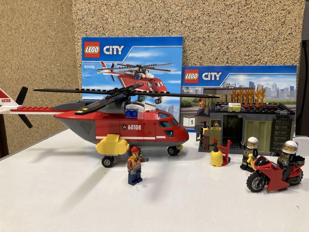 Lego 60108 caly zestaw, stan bdb+bonus