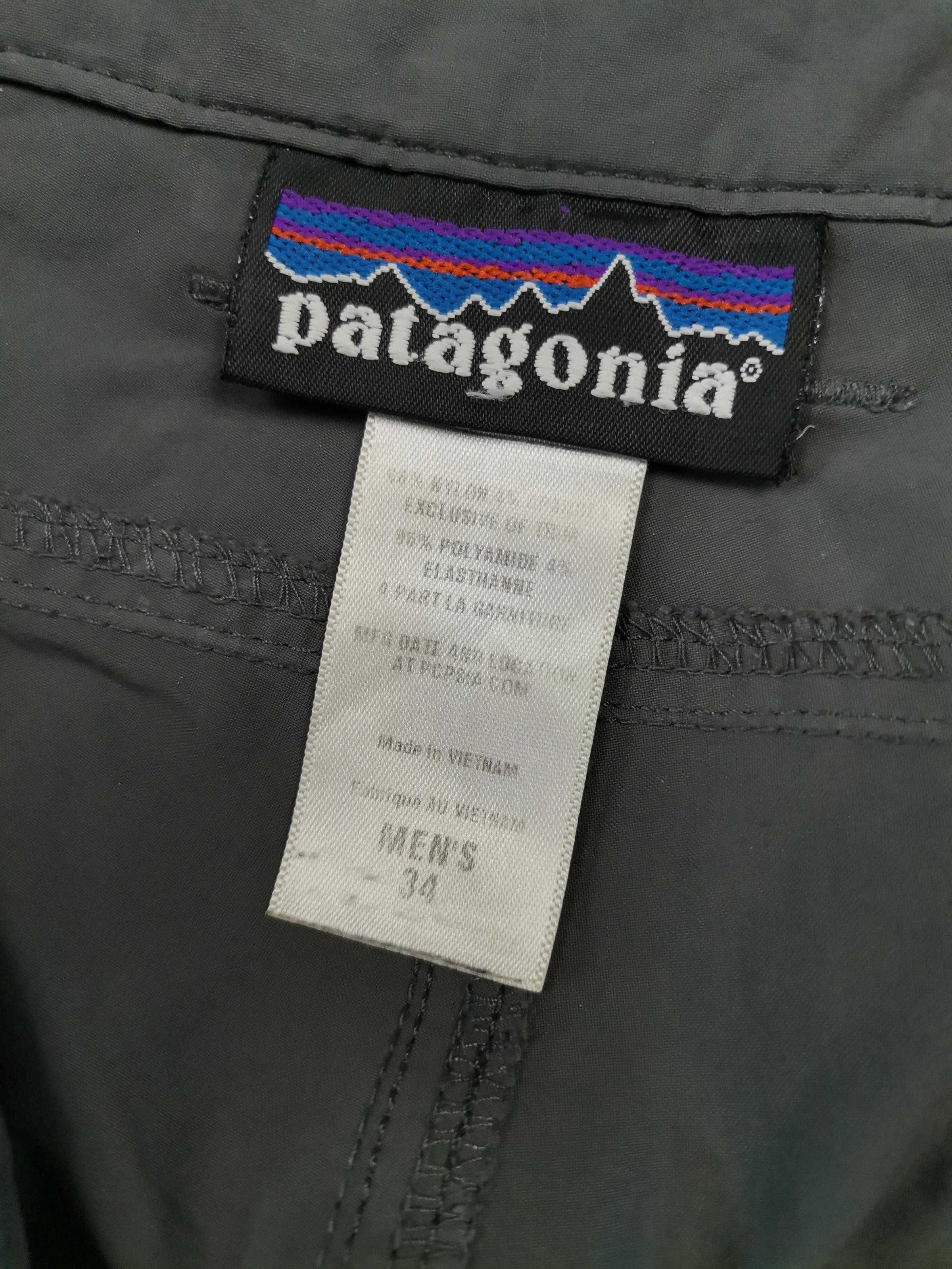 PATAGONIA Spodenki Męskie Trekkingowe Szare 34