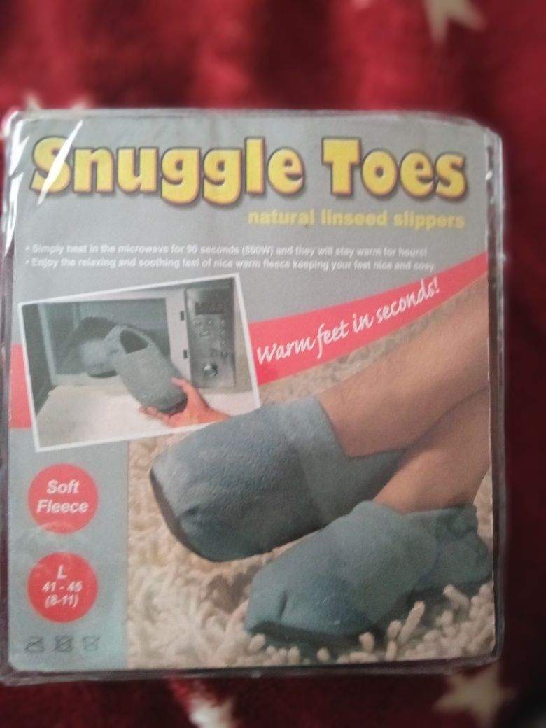 Snuggle toes теплі тапочки грілка  для мікрохвильової печі