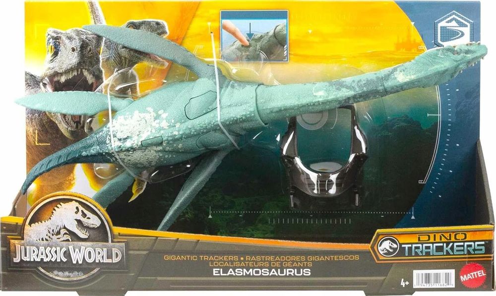figurka jurassic world gigantic trackers elasmosaurus